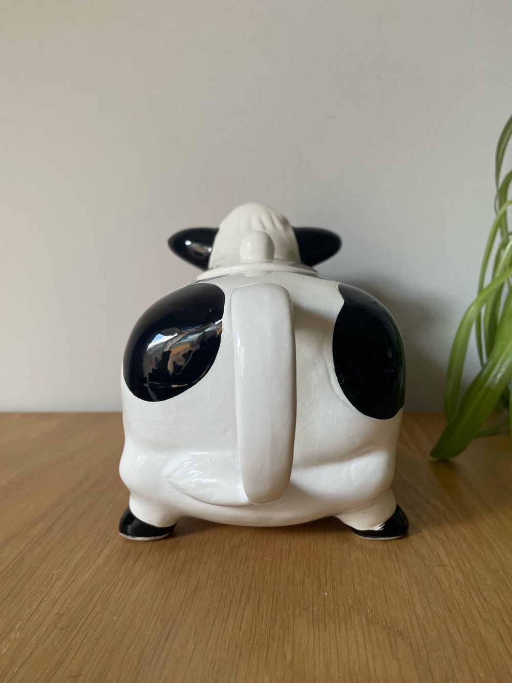 Vintage Ceramic Cow Teapot Farmhouse Country Kitchen Decor ๐ฎ - Picture 7 of 12